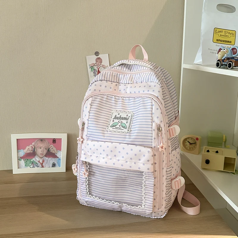 Niedlicher schulrucksack mit sternenmuster Karnz