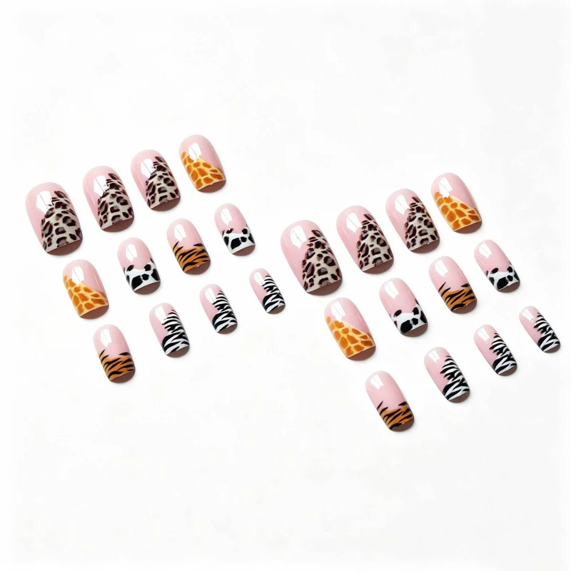 Künstlerisches Tierdruck Nagelkunst Set