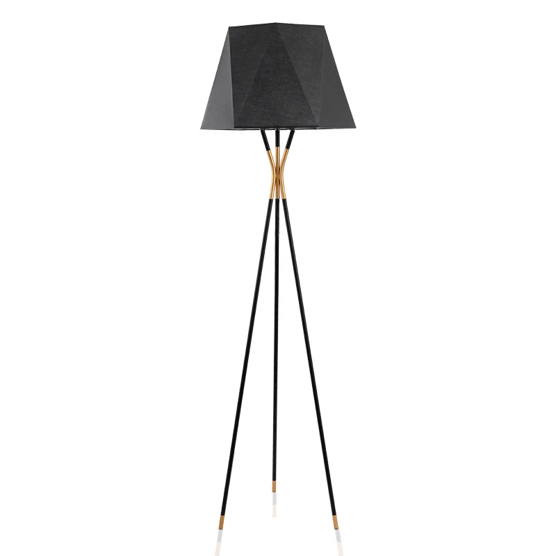 Moderne geometrische Stehlampe mit Dreibeinbasis