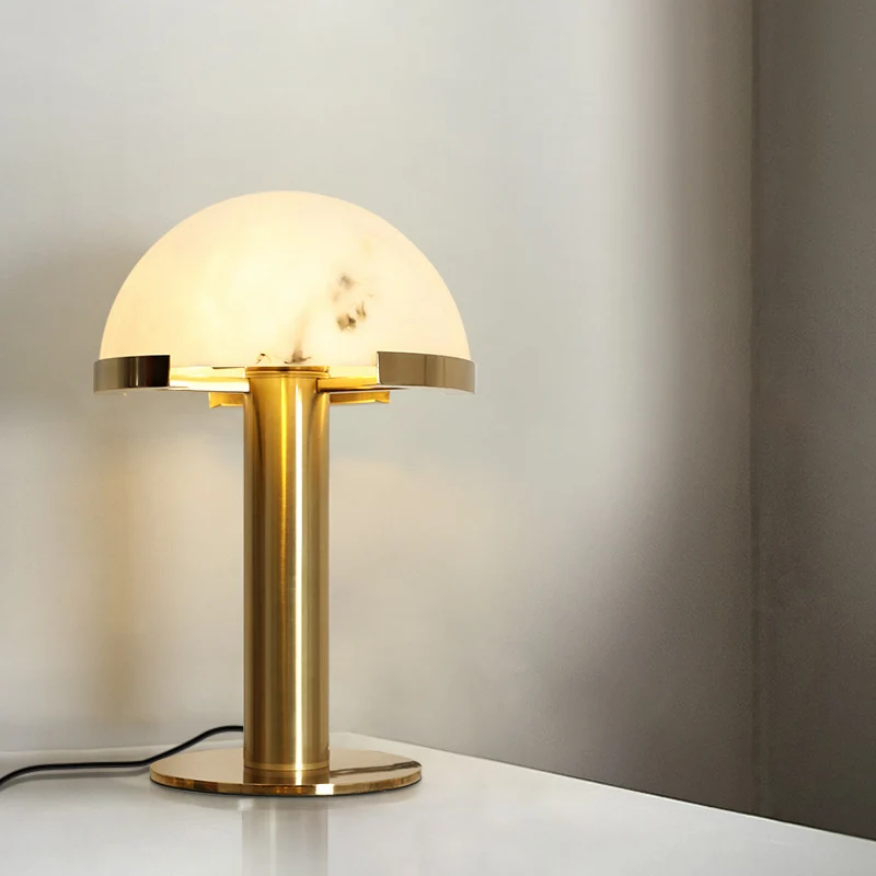 Moderne Marmorkuppel Tischlampe
