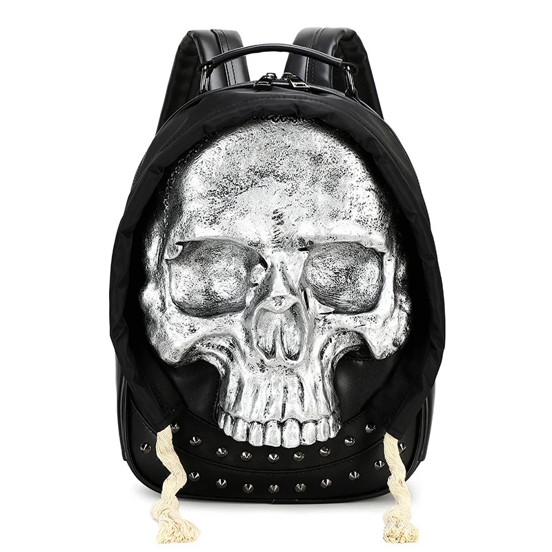 Kreativer Rucksack mit Totenkopf-Design Skanto