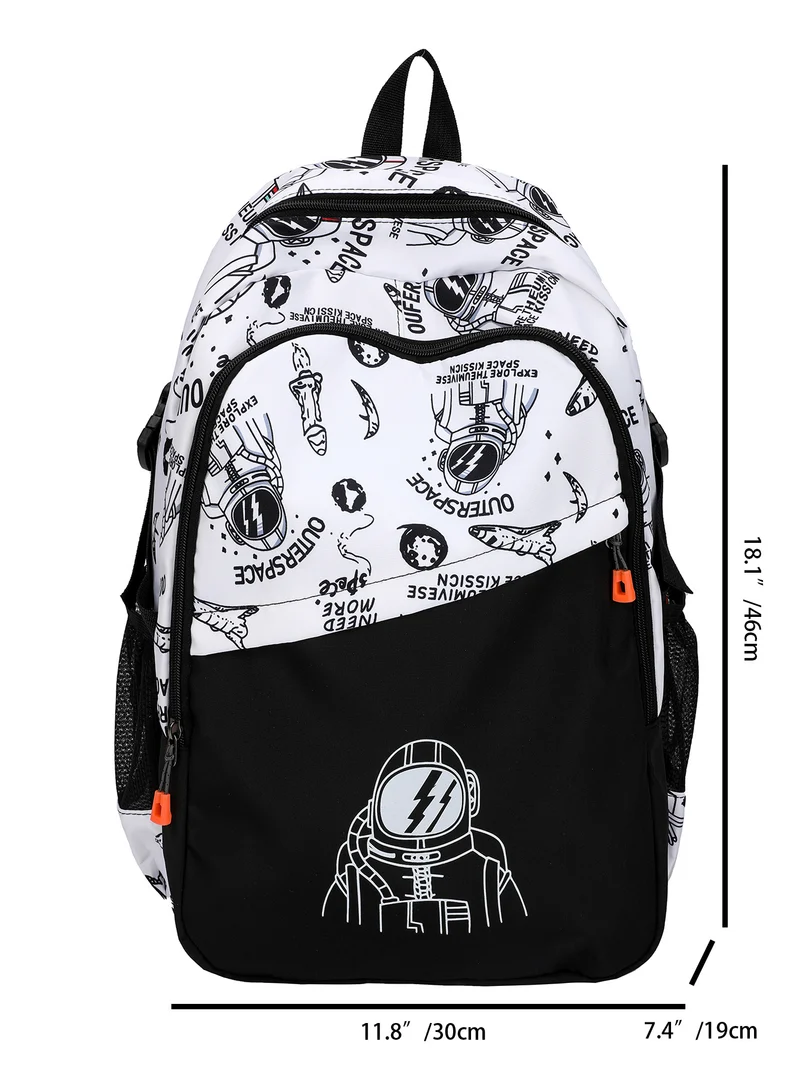 Astronauten-Themen Grafik Rucksack