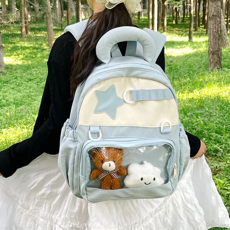 Süßer mit Sternen verzierten Mini-Rucksack Karnz