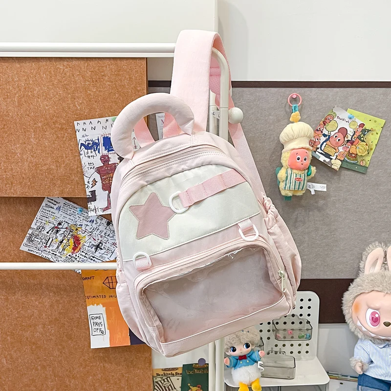 Süßer mit Sternen verzierten Mini-Rucksack Karnz