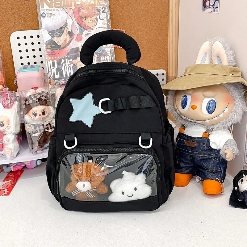 Süßer mit Sternen verzierten Mini-Rucksack Karnz