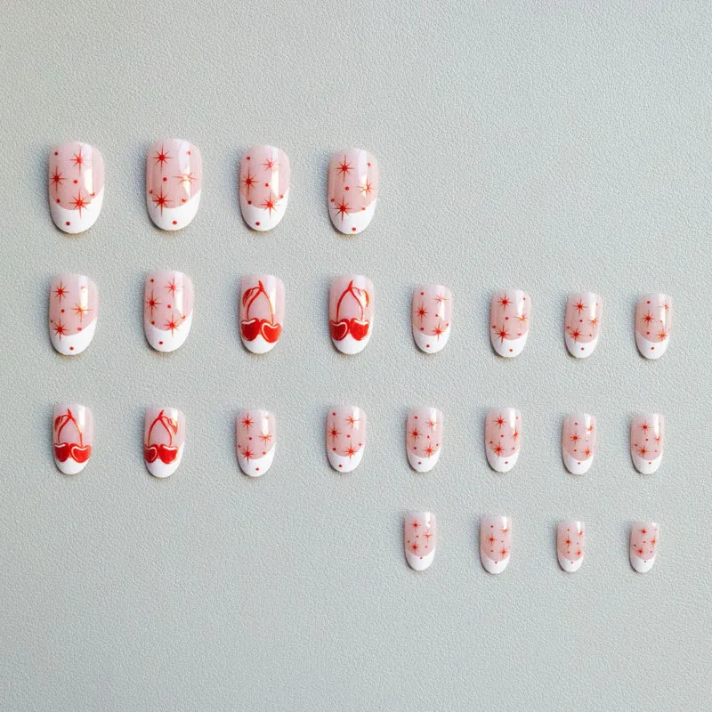 Künstlerisches Kirschblüten-Nagelkunst-Kit