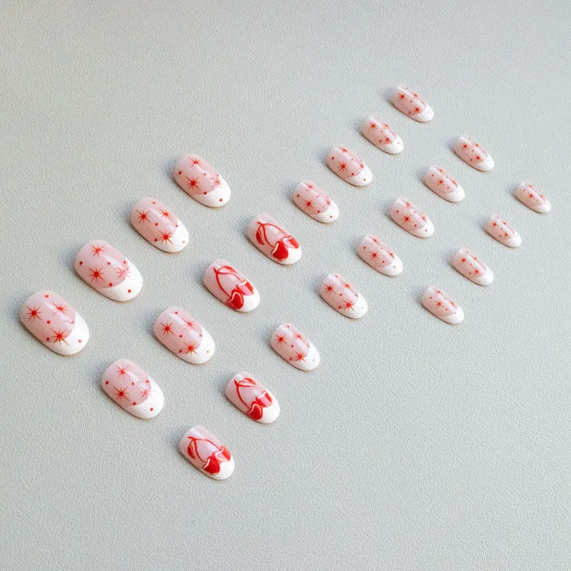 Künstlerisches Kirschblüten-Nagelkunst-Kit