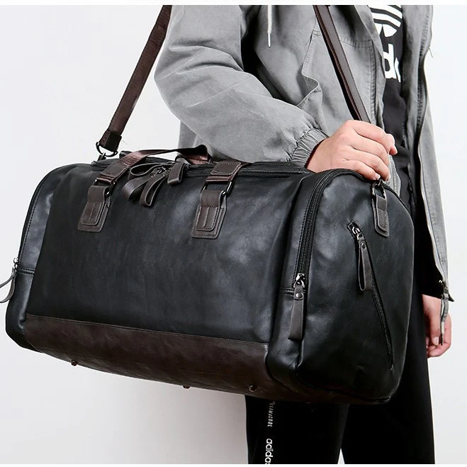 Hochwertige Reisetasche aus strapazierfähigem Kunstleder Skanto