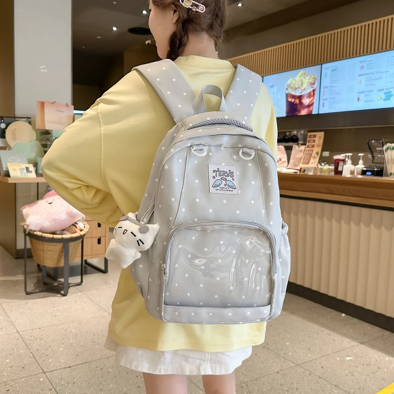Niedlicher gepunkteter Rucksack Karnz 1791205345
