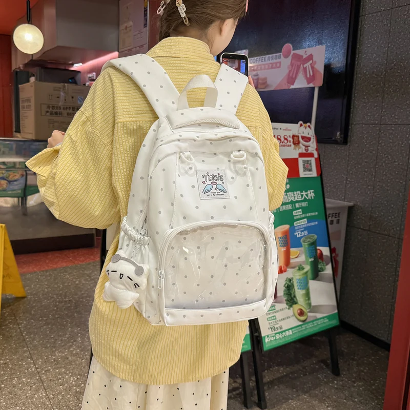 Niedlicher gepunkteter Rucksack Karnz 1791205345