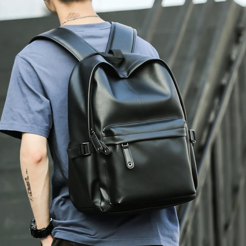 Eleganter Kunstleder-Rucksack Skanto