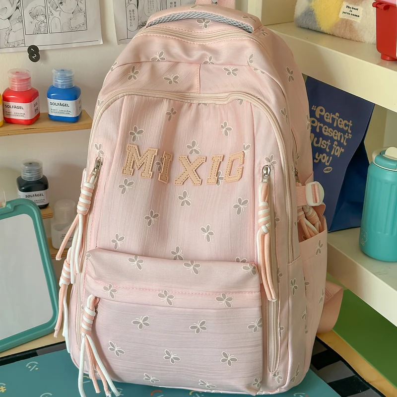 Floral Applikation Stylischer Rucksack Karnz
