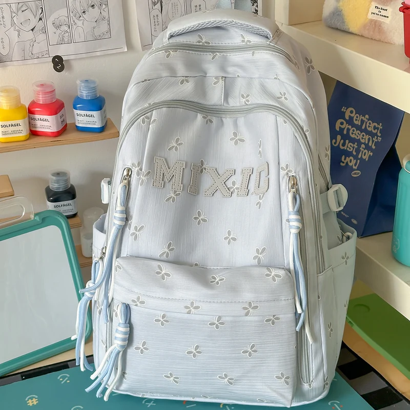 Floral Applikation Stylischer Rucksack Karnz
