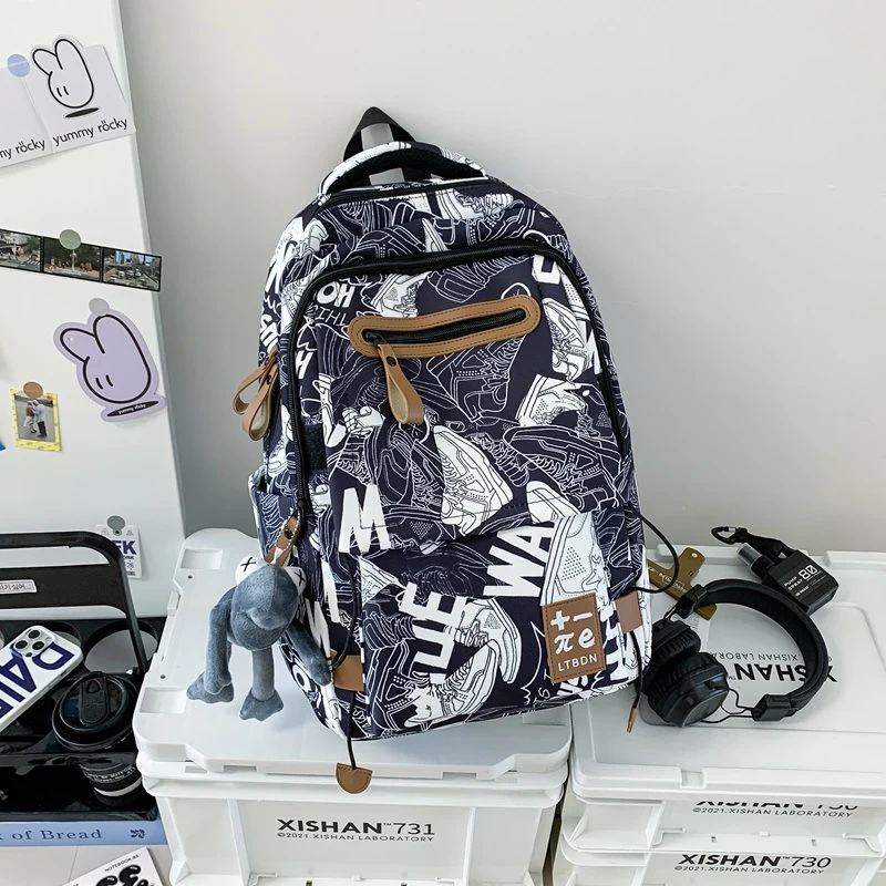 Modischer Gemusterter Rucksack Karnz