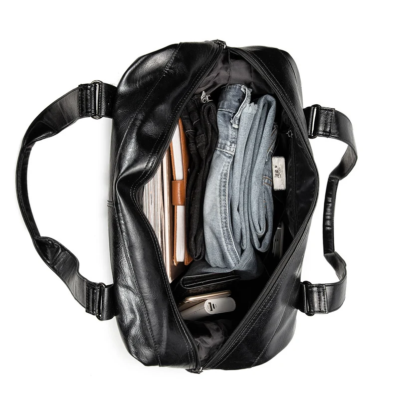 Luxuriöse Reisetasche aus hochwertigem Leder Skanto