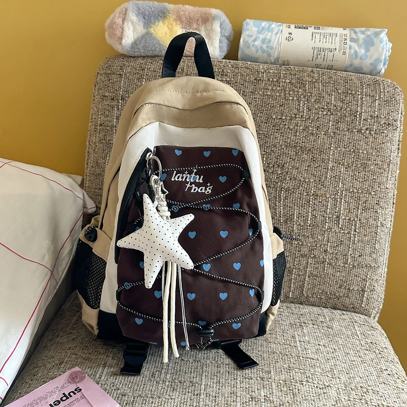 Niedlicher mit Sternen verzierter Casual Rucksack Karnz