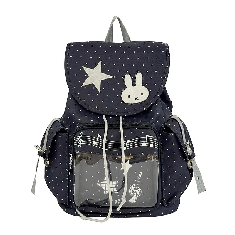 Süßer illustrierter Charakter-Rucksack Karnz