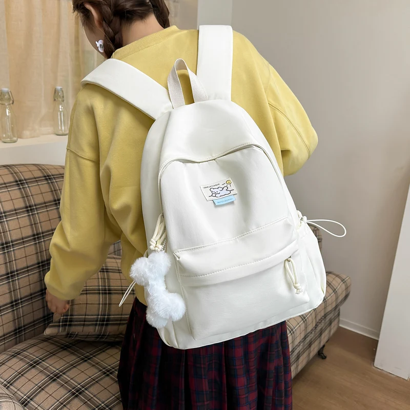 Süße Plüsch-Beschichtete Lässige Rucksack Karnz