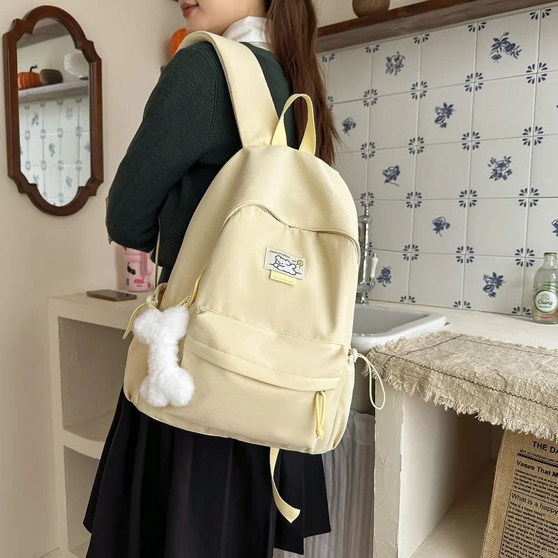 Süße Plüsch-Beschichtete Lässige Rucksack Karnz