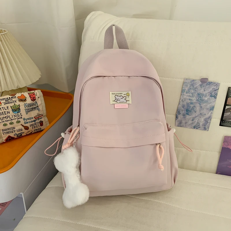 Süße Plüsch-Beschichtete Lässige Rucksack Karnz