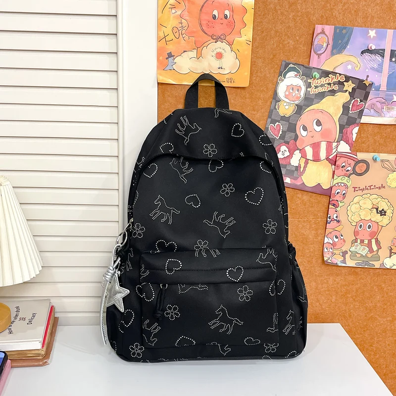 Haltbares Grafikdruck-Rucksack Karnz