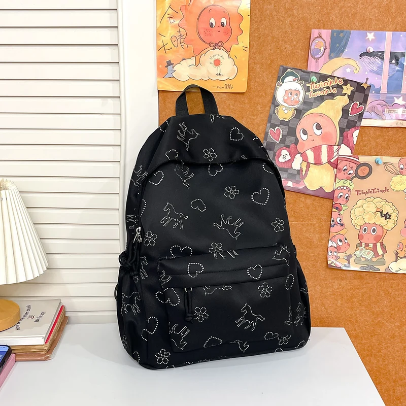 Haltbares Grafikdruck-Rucksack Karnz