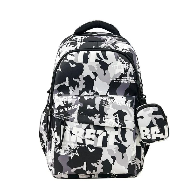 Robuste Camouflage Druck Rucksack Karnz