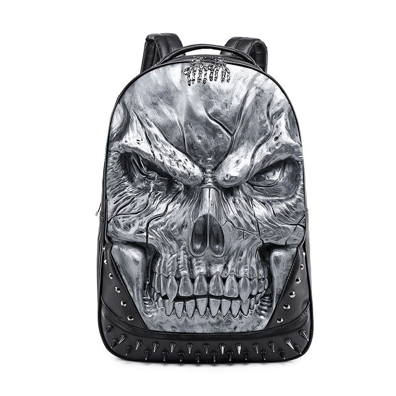 Kreativer Rucksack mit Totenkopf-Design Skanto