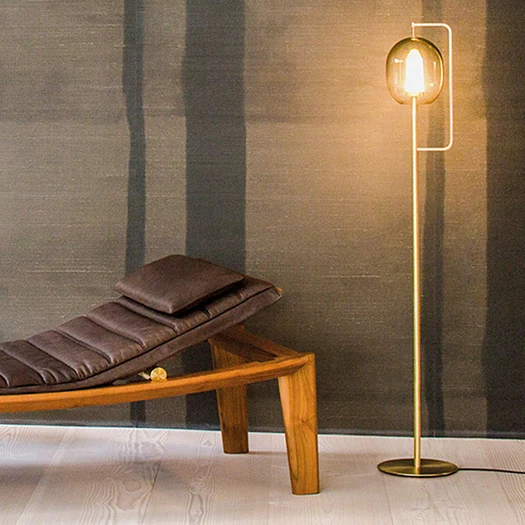 Moderne Glaslaterne Stehlampe