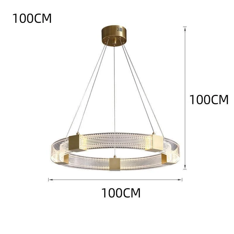 Moderne Elegante Zirkular Pendelleuchte