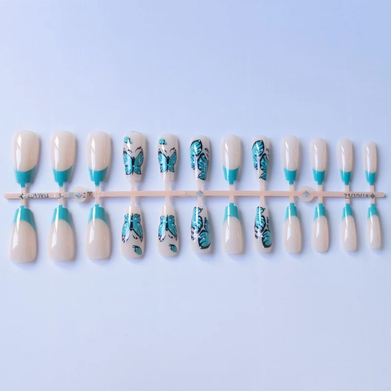 Künstlerisches Schmetterling Nagelkunstset