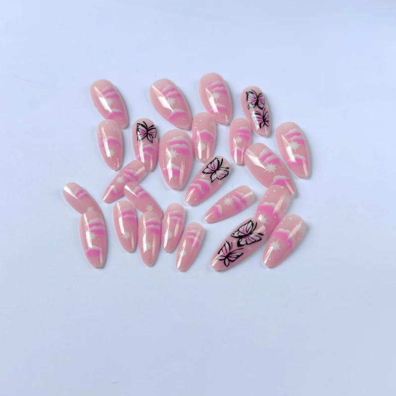 Künstlerisches Schmetterling Nail Art Set 1790958181
