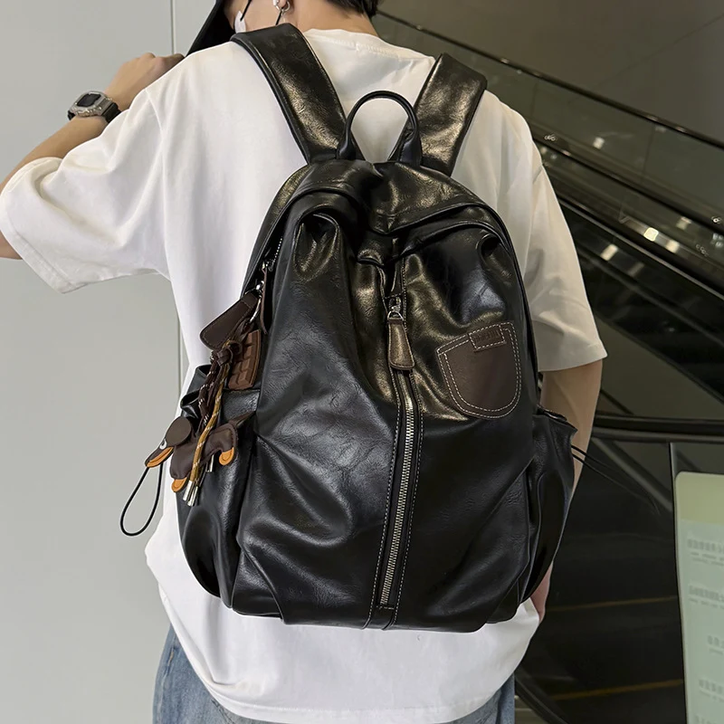Eleganter Leder-Rucksack Karnz