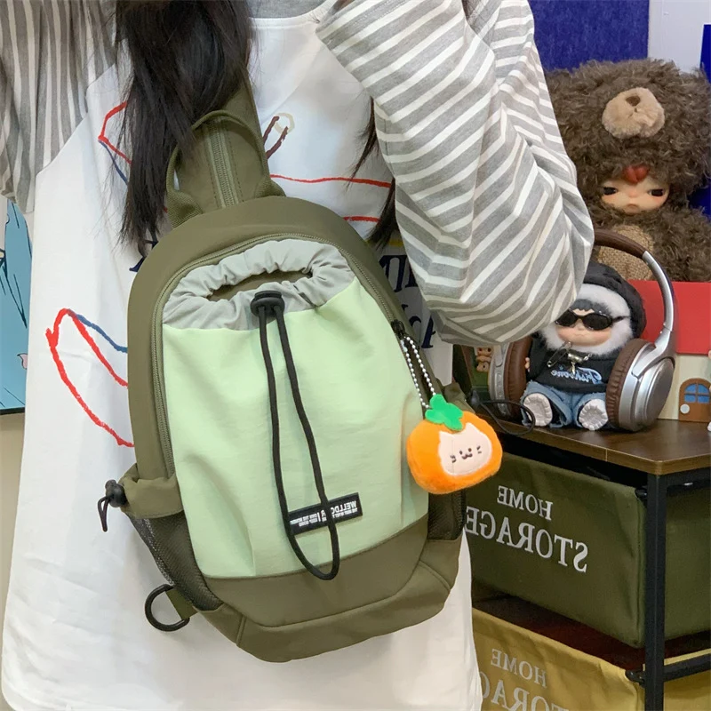 Kordelzugverschluss Lässiger Rucksack Karnz