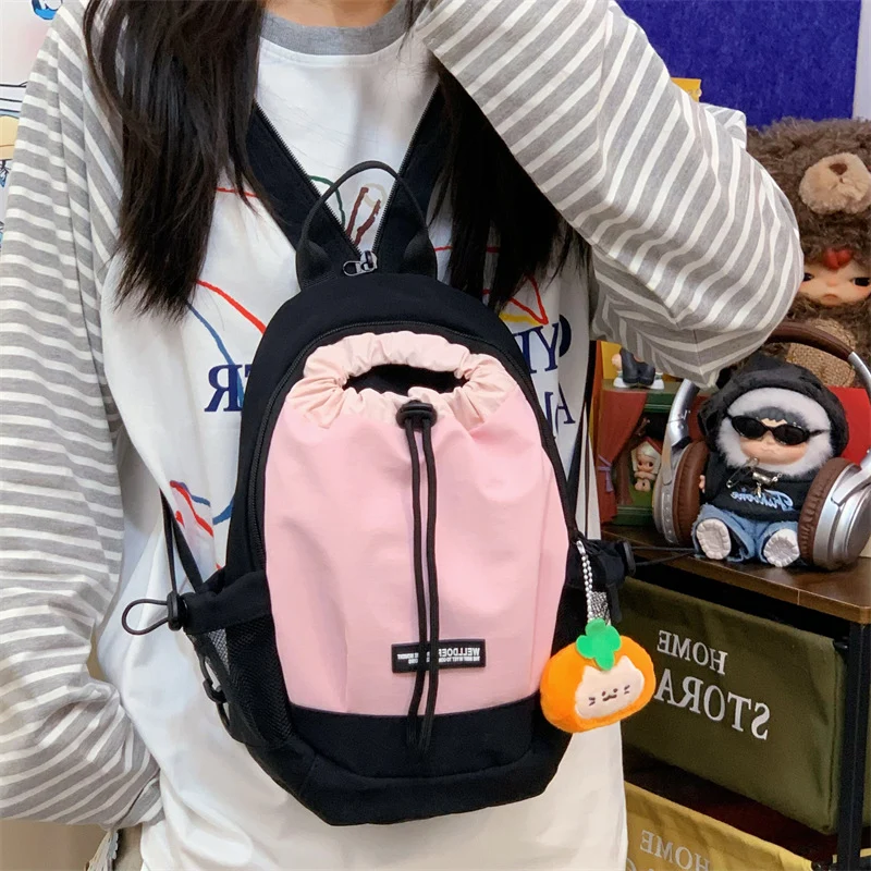 Kordelzugverschluss Lässiger Rucksack Karnz