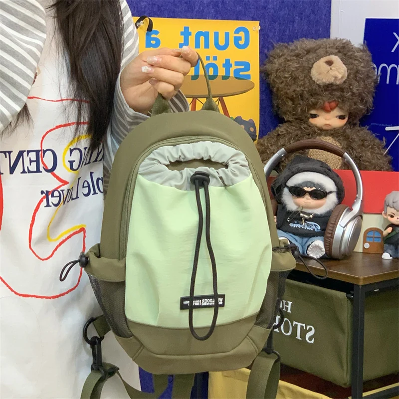 Kordelzugverschluss Lässiger Rucksack Karnz