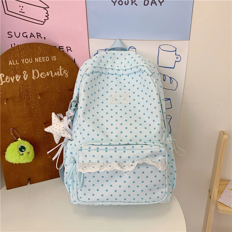 Dekorative Stern-Druck Rucksack Karnz