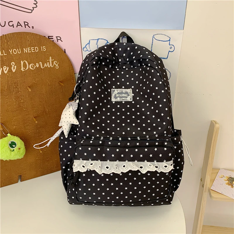 Dekorative Stern-Druck Rucksack Karnz
