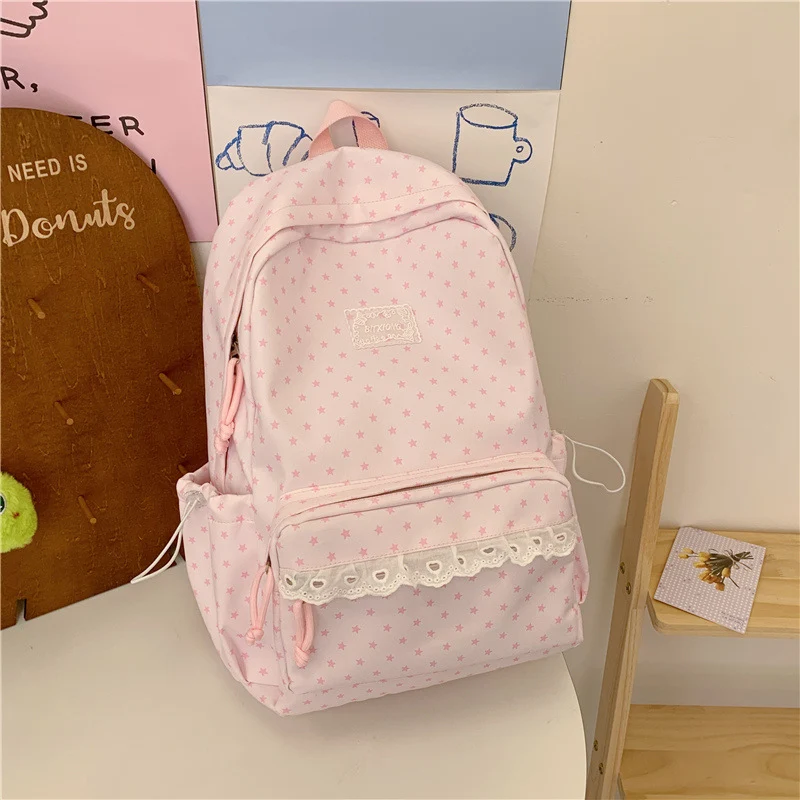 Dekorative Stern-Druck Rucksack Karnz