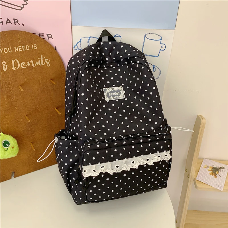 Dekorative Stern-Druck Rucksack Karnz