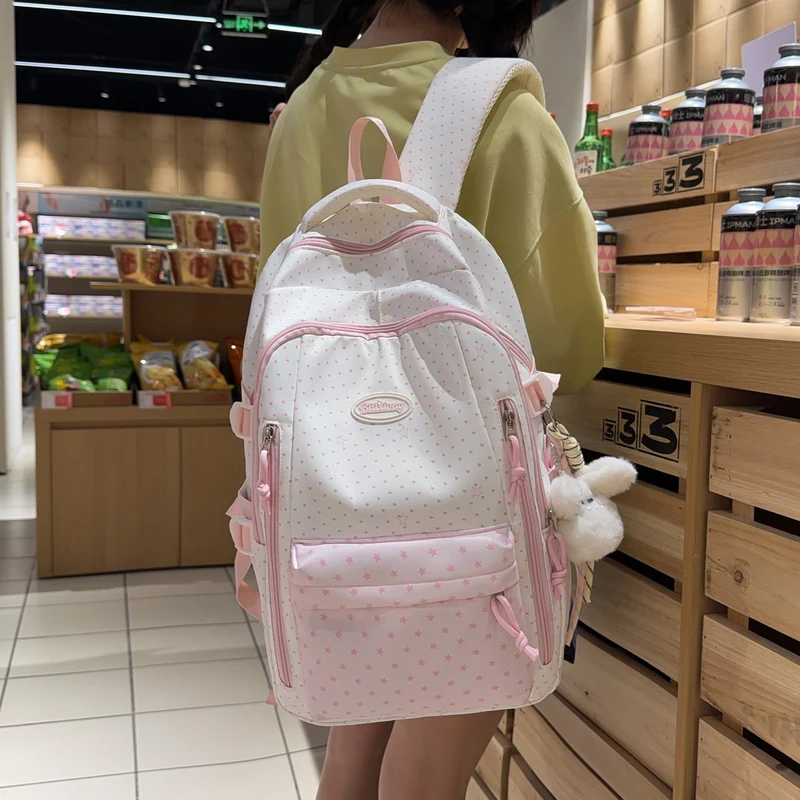 Dekorativer Rucksack mit Sternenmuster Karnz