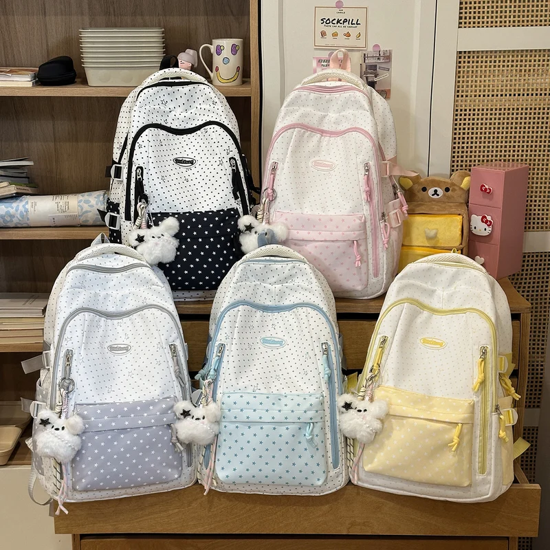 Dekorativer Rucksack mit Sternenmuster Karnz