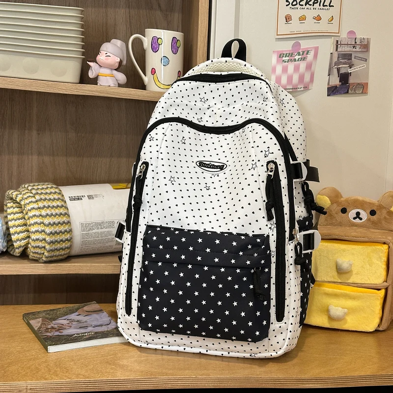 Dekorativer Rucksack mit Sternenmuster Karnz
