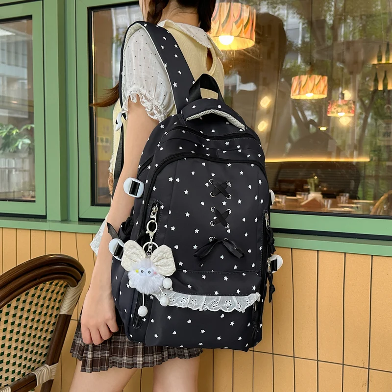 Dekorativer Sternmuster-Rucksack Karnz 1791205780