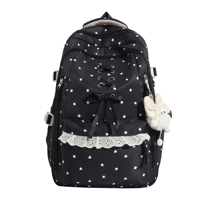 Dekorativer Sternmuster-Rucksack Karnz 1791205780
