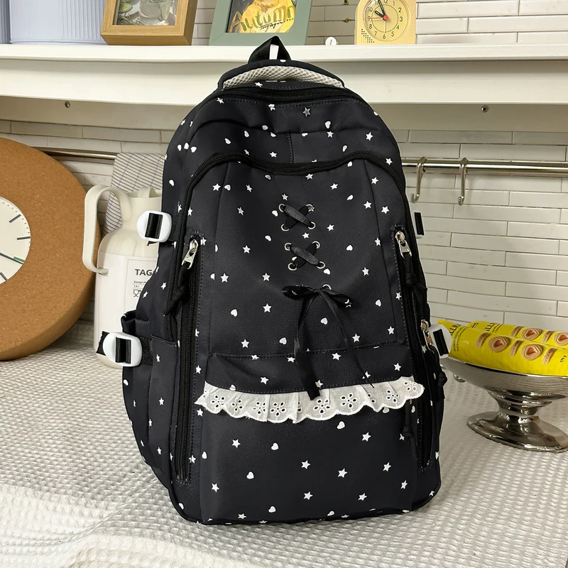 Dekorativer Sternmuster-Rucksack Karnz 1791205780