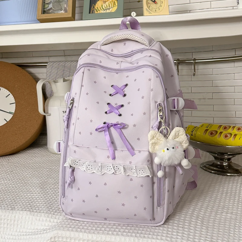 Dekorativer Sternmuster-Rucksack Karnz 1791205780