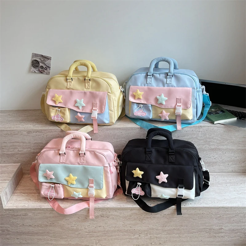 Dekorative Stern-Appliqué Reisetasche Karnz