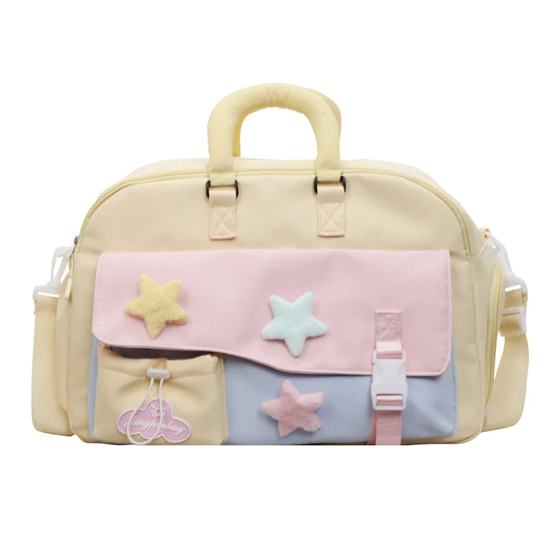 Dekorative Stern-Appliqué Reisetasche Karnz