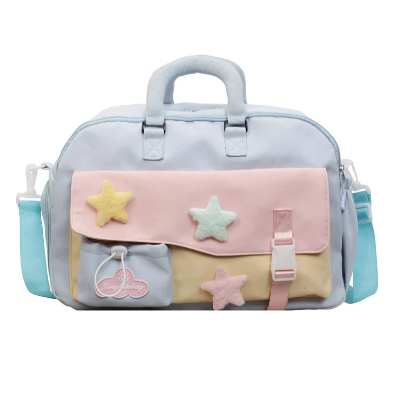 Dekorative Stern-Appliqué Reisetasche Karnz